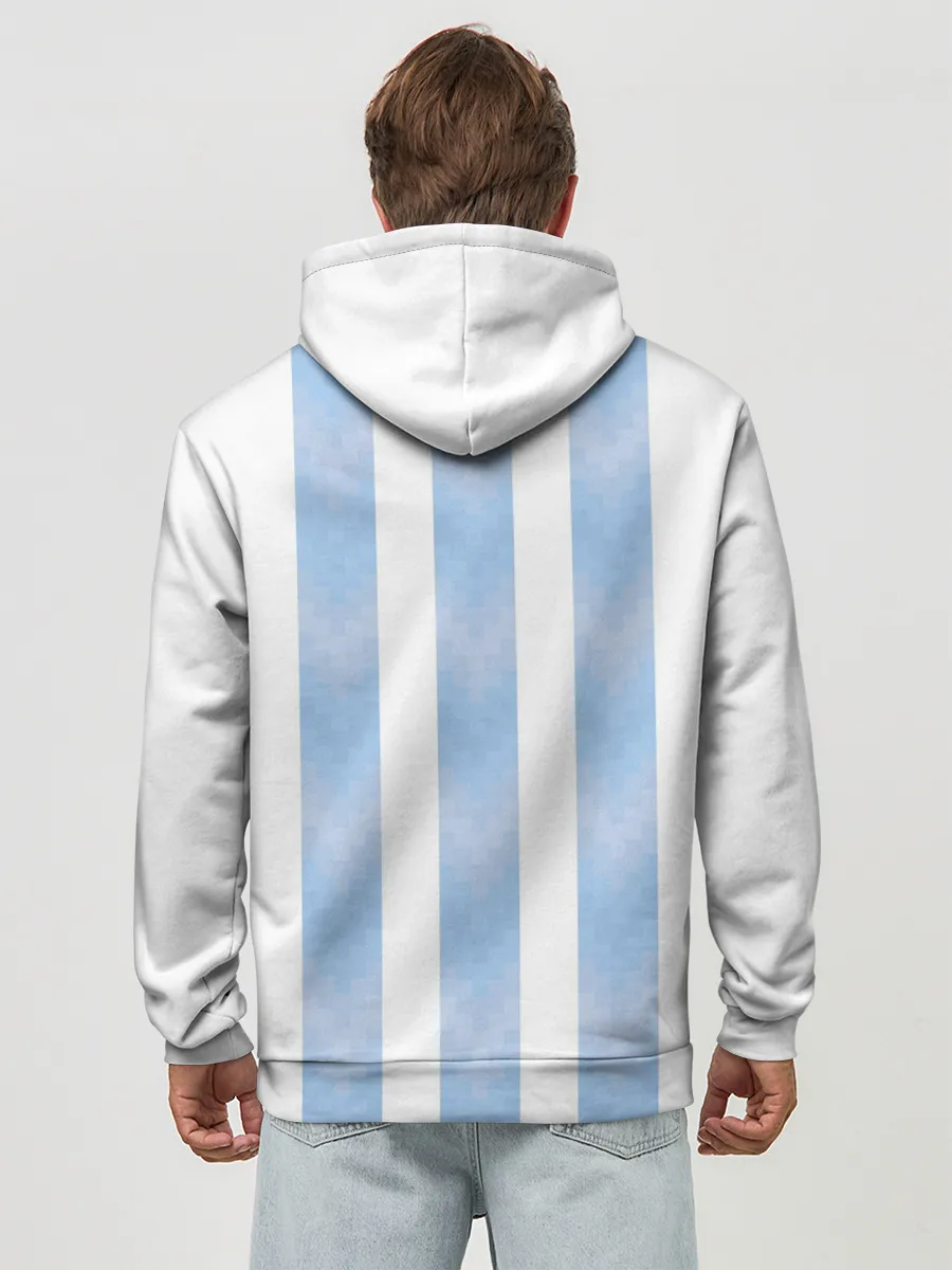 Худи мужской база хлопок / Сборная Аргентины