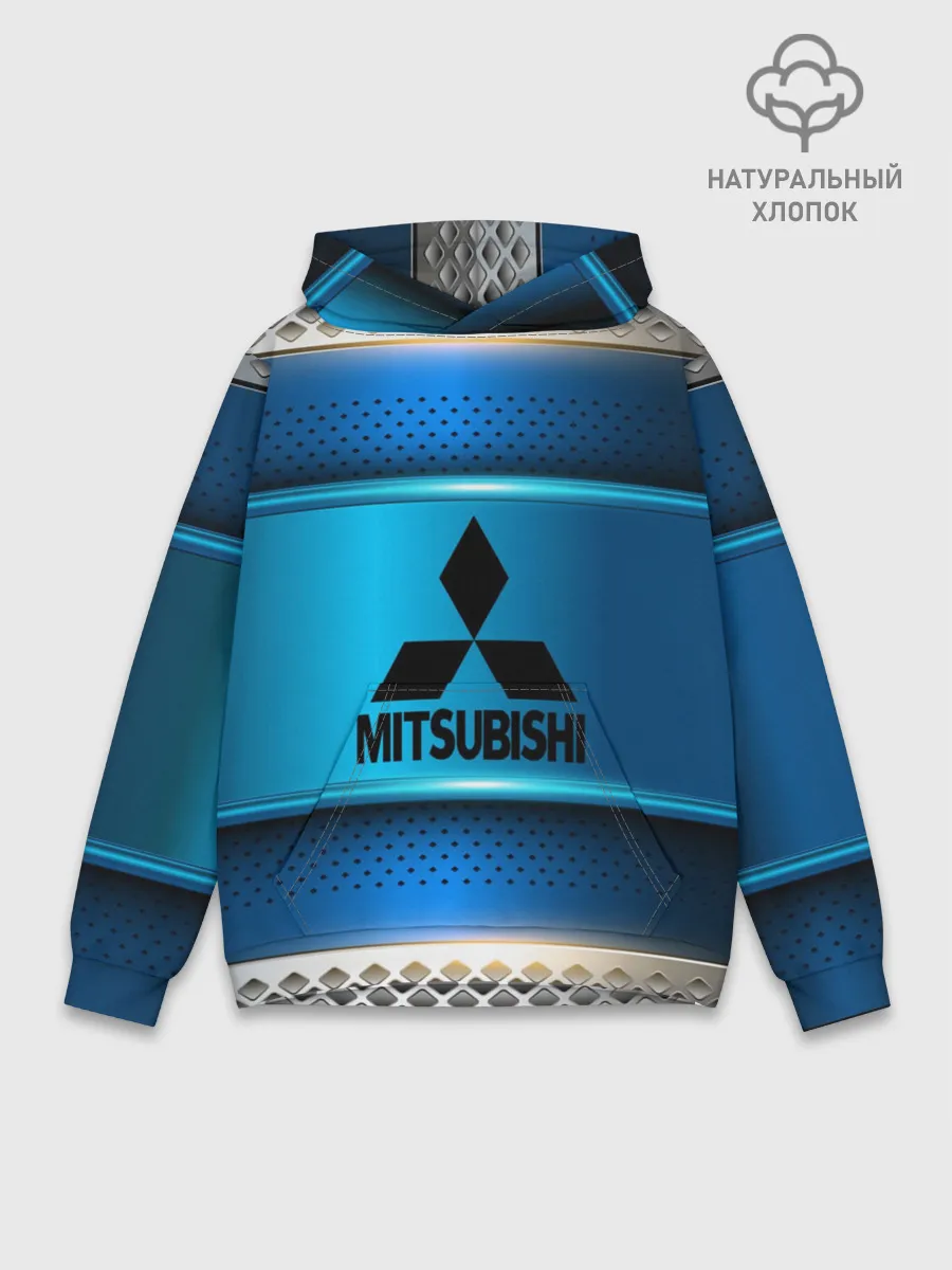 Худи мужской база хлопок / MITSUBISHI sport collection