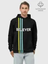 Худи мужской база хлопок / Believer Imagine Dragons