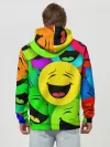 Худи мужской база хлопок / ВЕСЁЛЫЕ СМАЙЛИКИ.
