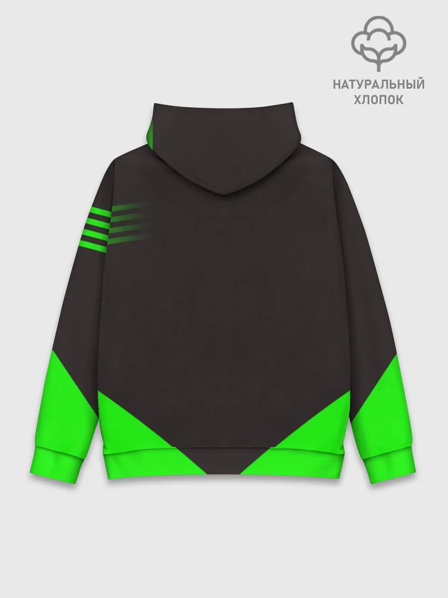 Худи мужской база хлопок / BODYBUILDING