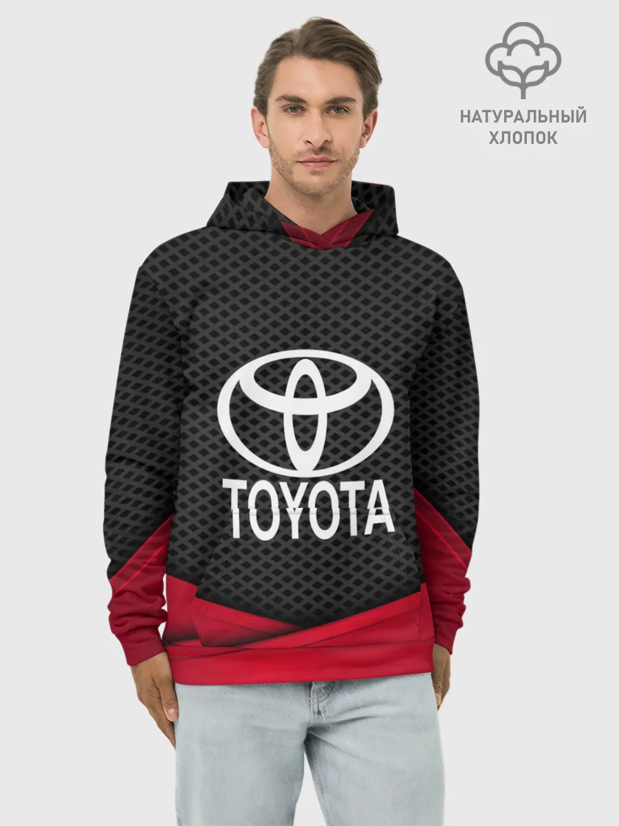 Худи мужской база хлопок / TOYOTA