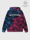 Худи мужской база хлопок / ФК Барселона