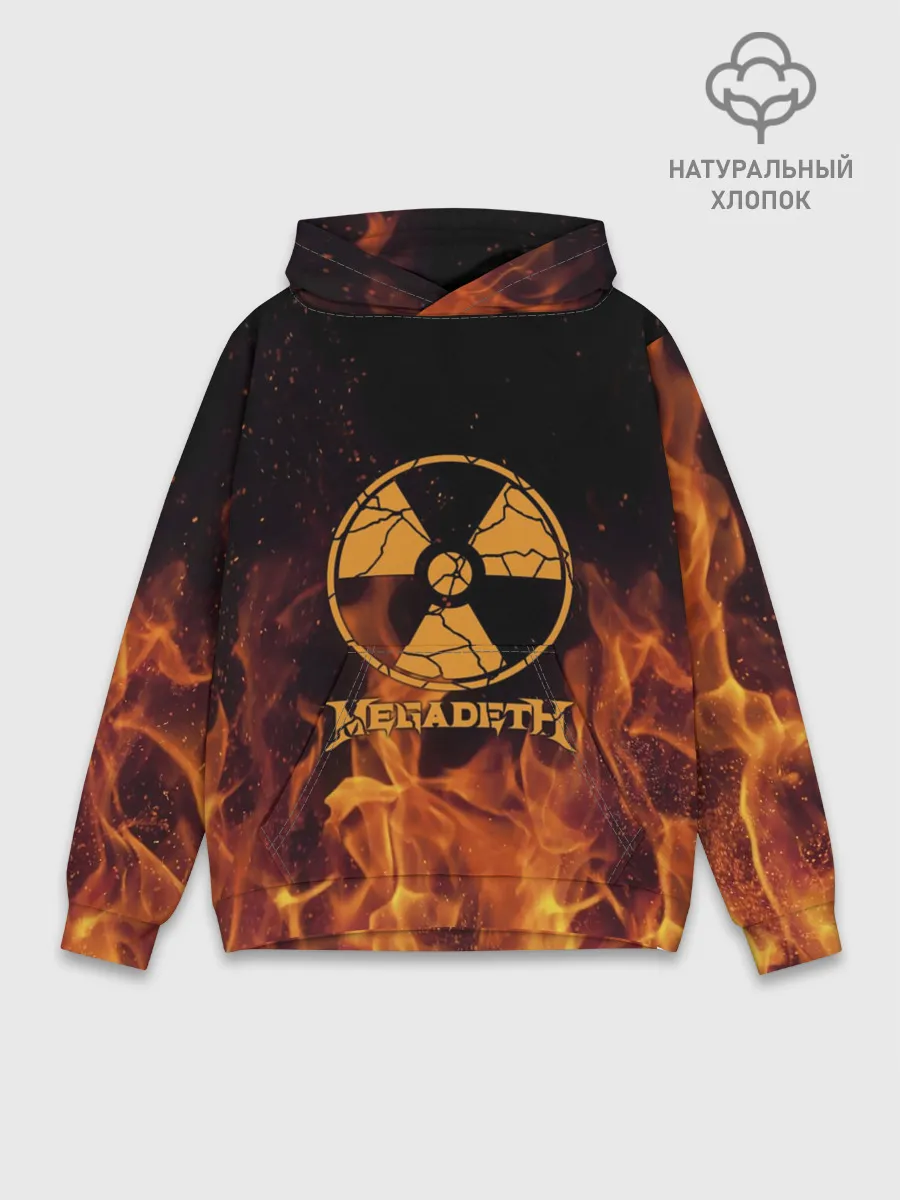 Худи мужской база хлопок / Megadeth