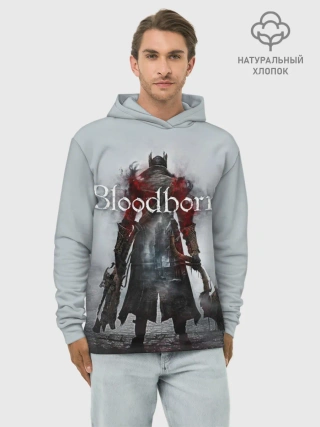 Худи мужской база хлопок / Bloodborne