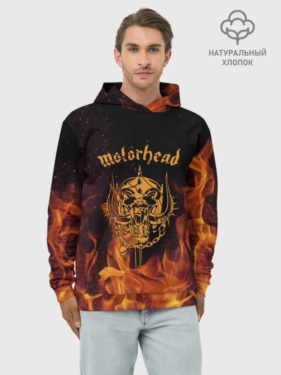 Худи мужской база хлопок / Motrhead