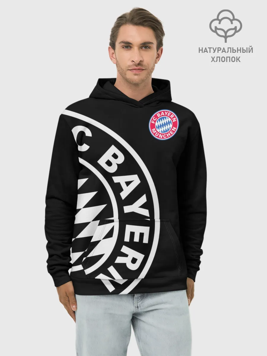 Худи мужской база хлопок / Bayern Munchen Exclusive