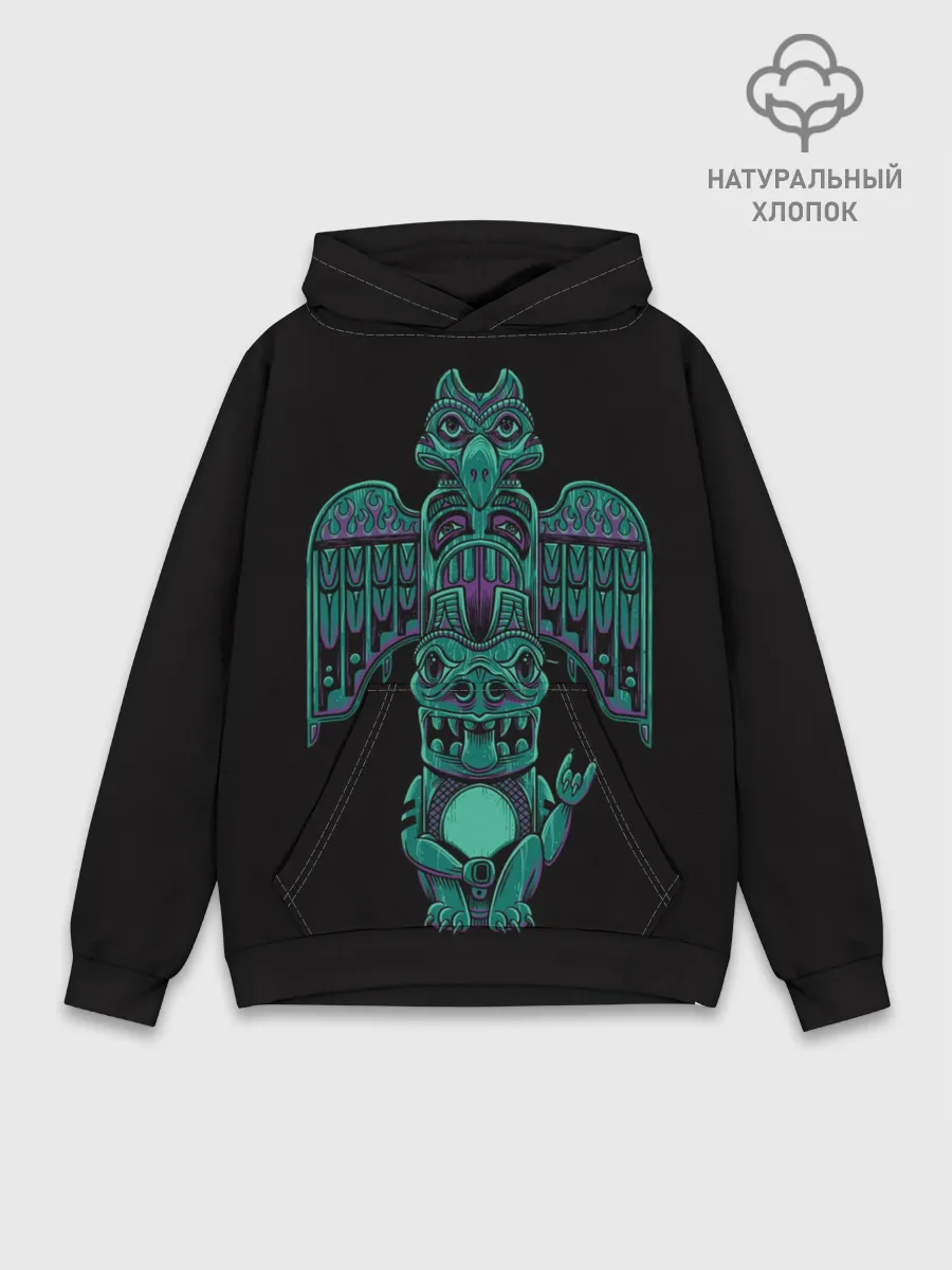 Худи мужской база хлопок / Тотем