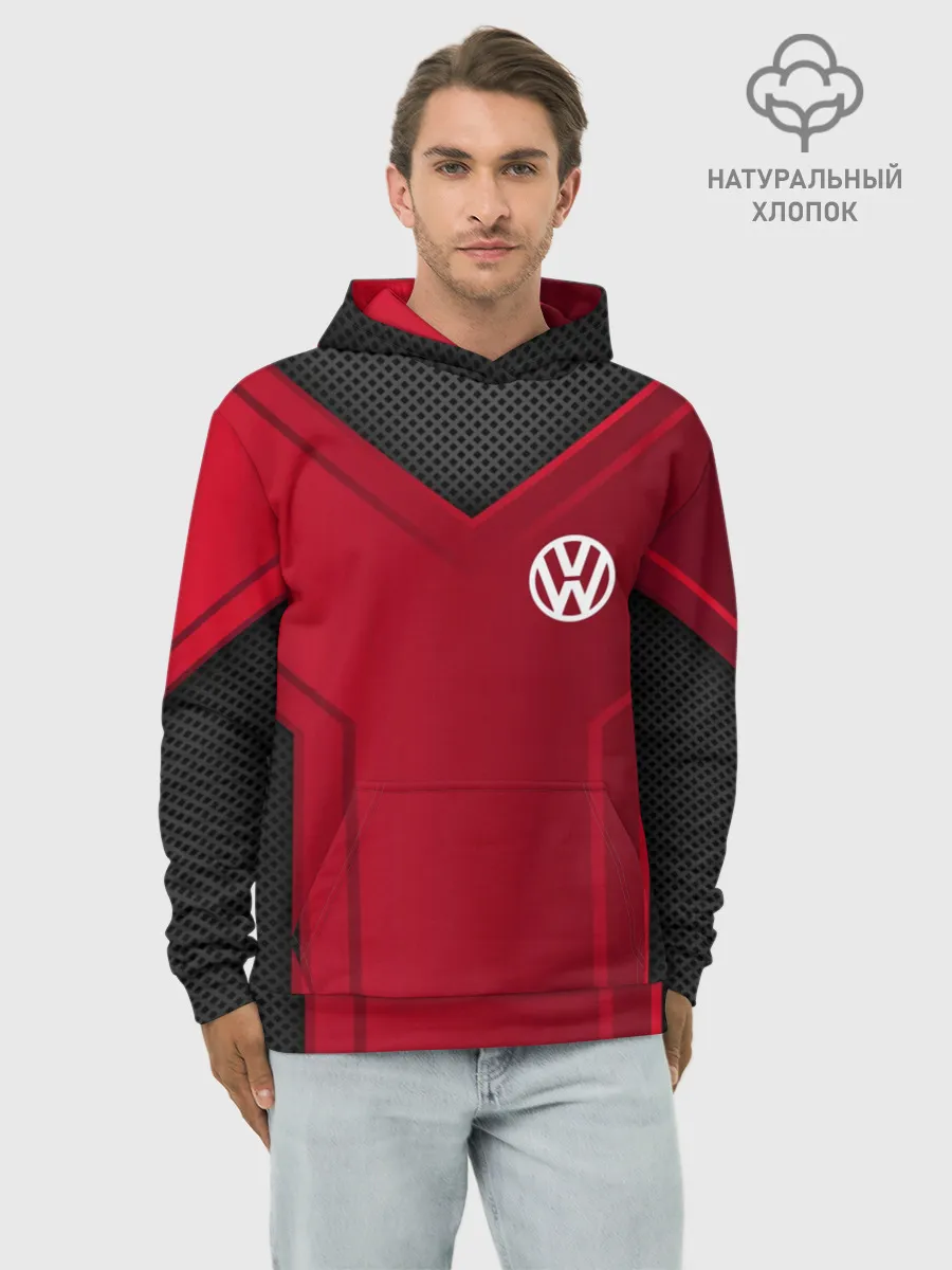 Худи мужской база хлопок / volkswagen sport