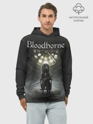 Худи мужской база хлопок / Bloodborne