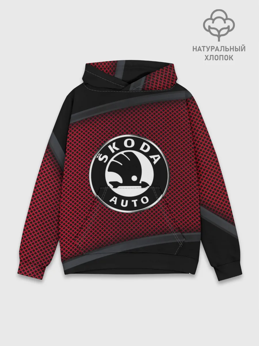 Худи мужской база хлопок / SKODA SPORT