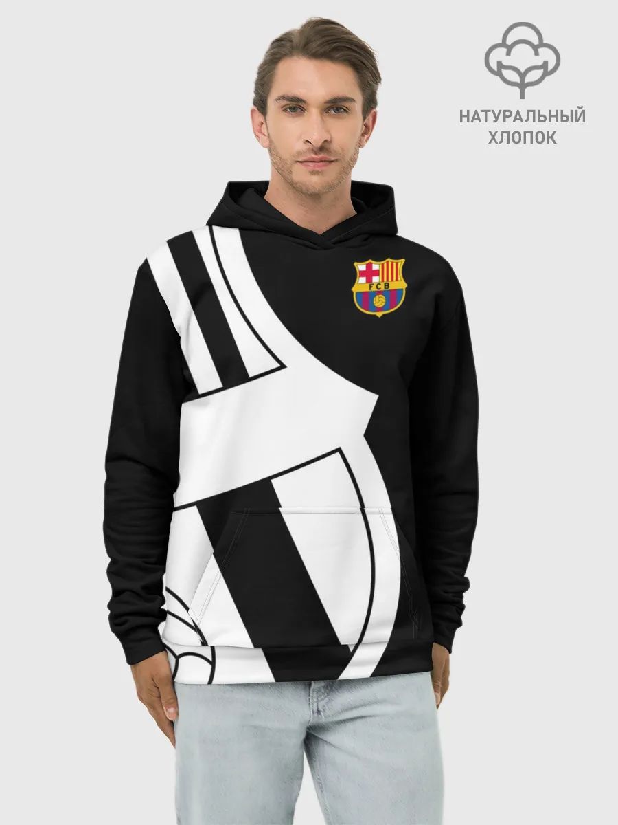 Худи мужской база хлопок / Barcelona Exclusive