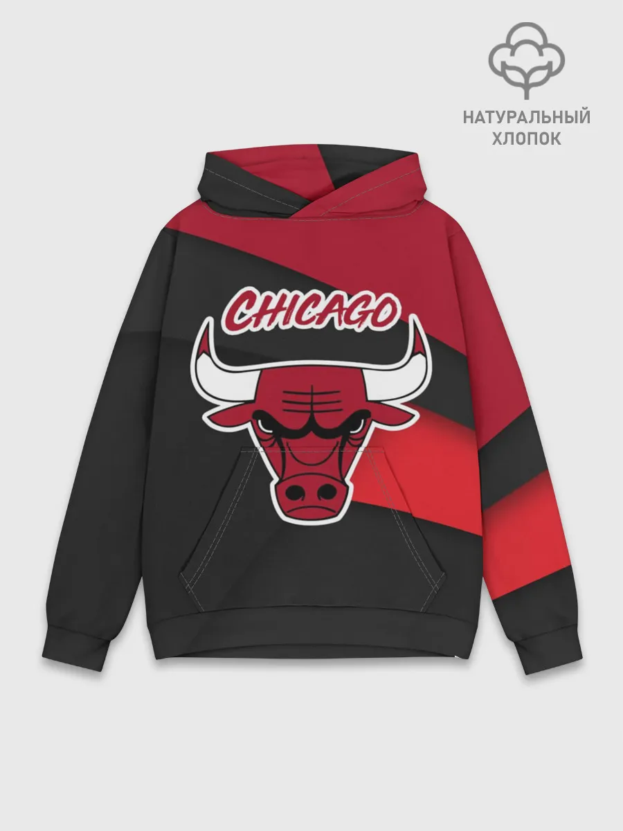 Худи мужской база хлопок / Чикаго