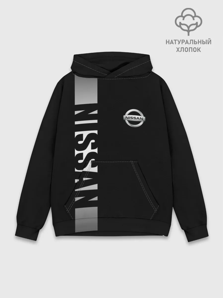 Худи мужской база хлопок / NISSAN SPORT