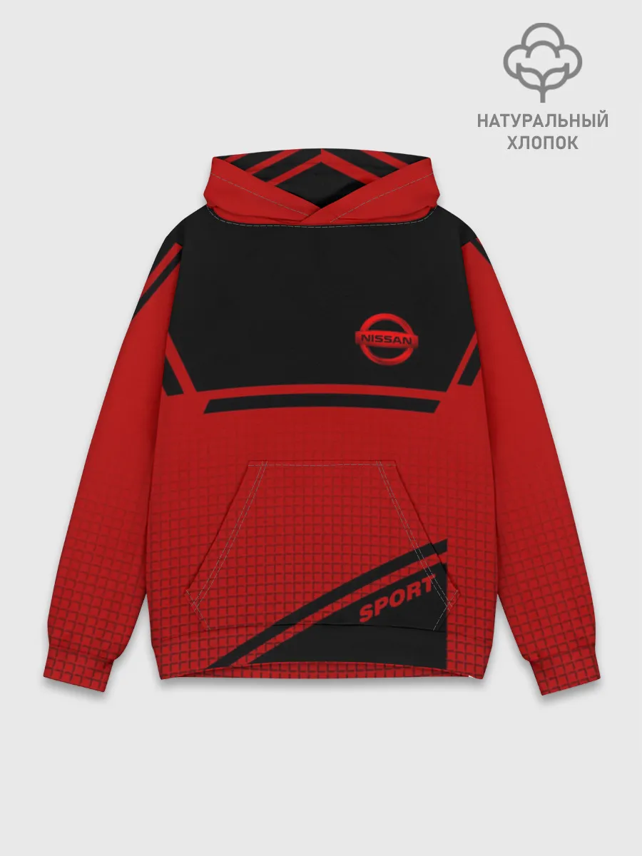 Худи мужской база хлопок / NISSAN SPORT