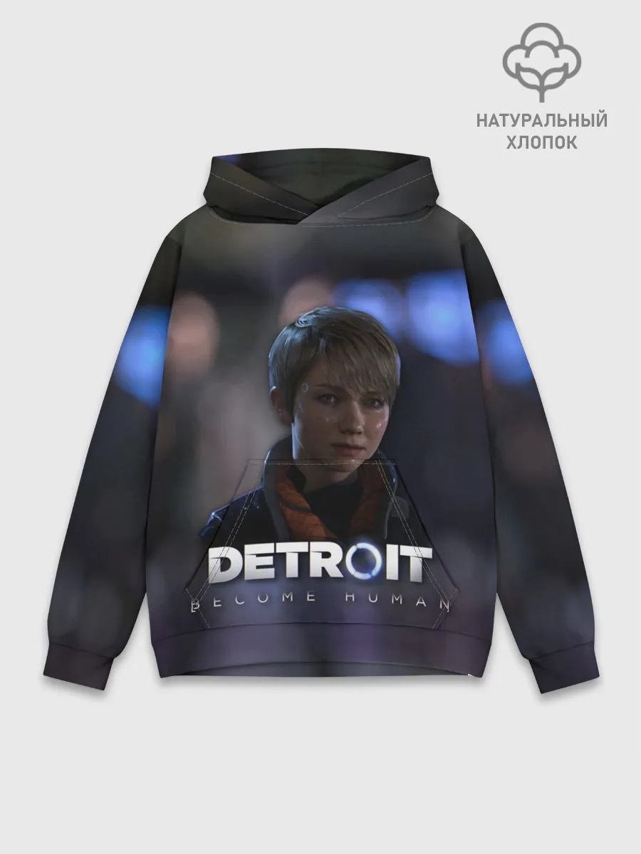 Худи мужской база хлопок / Detroit: Become Human - Kara