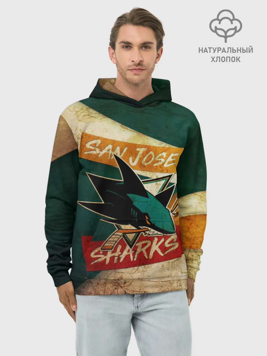 Худи мужской база хлопок / Сан Хосе Олд