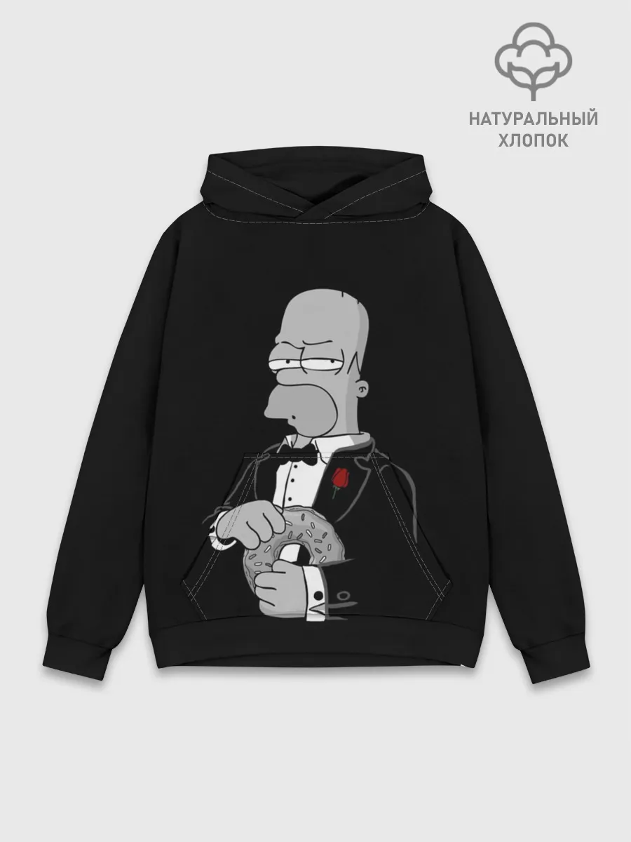 Худи мужской база хлопок / Гомер