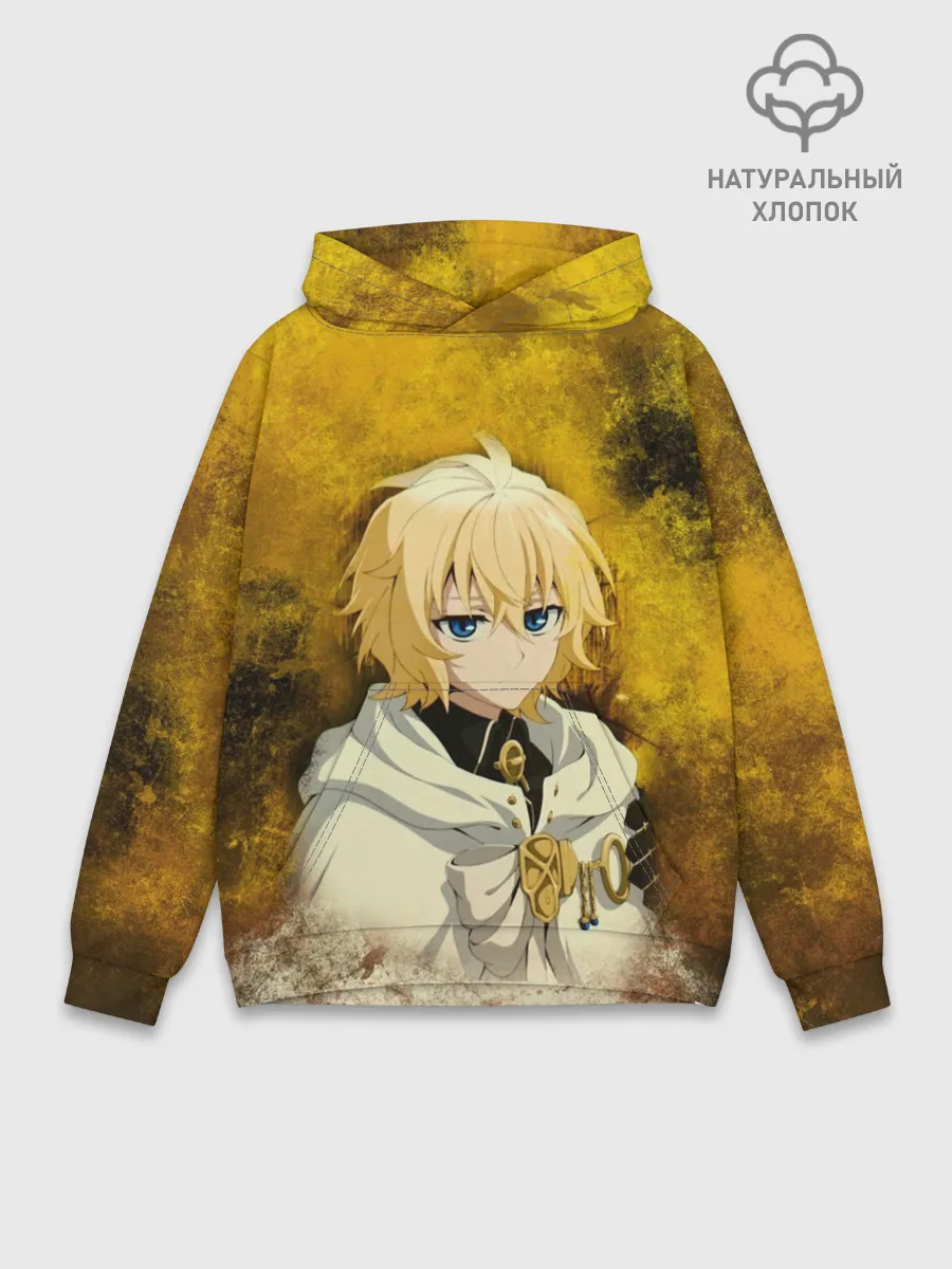 Худи мужской база хлопок / Mikaela Hyakuya