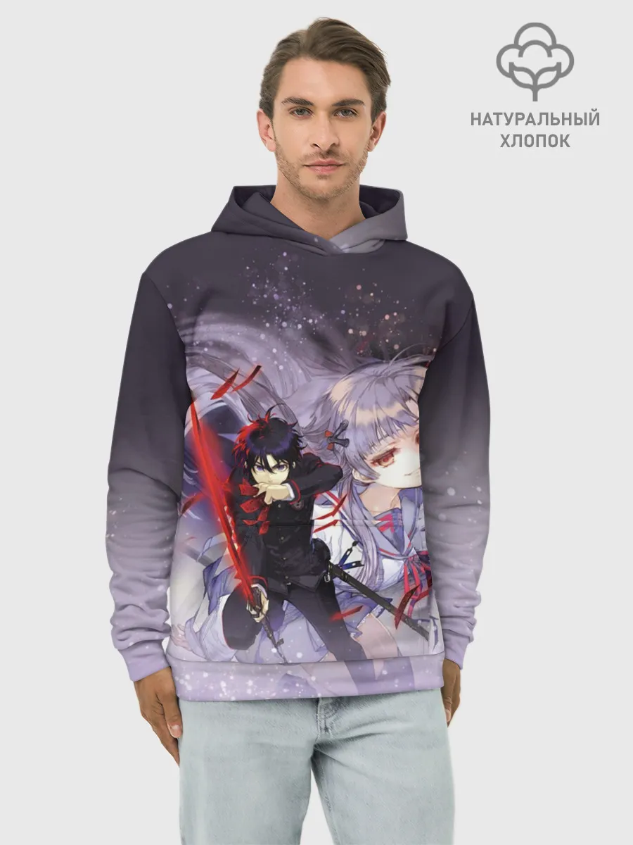 Худи мужской база хлопок / Seraph of the End