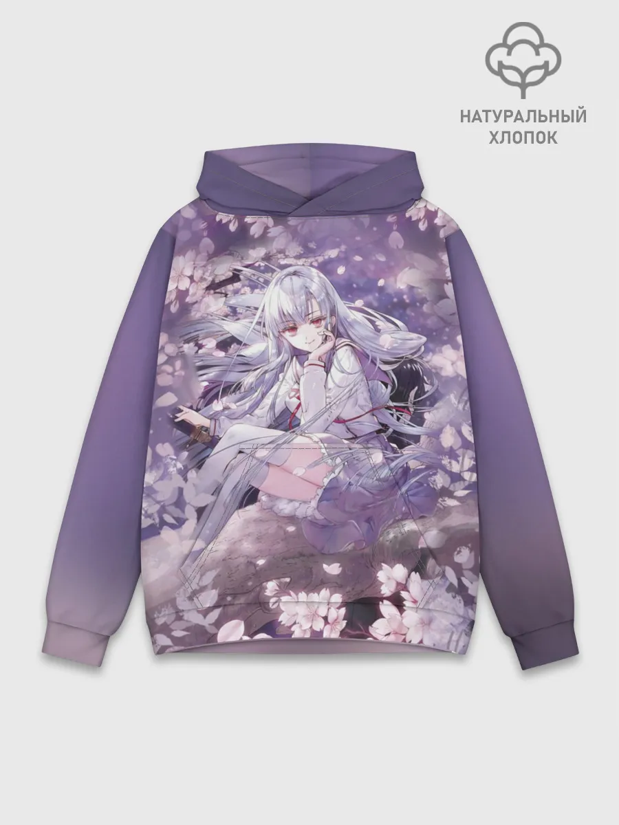 Худи мужской база хлопок / Mahiru Hiragi