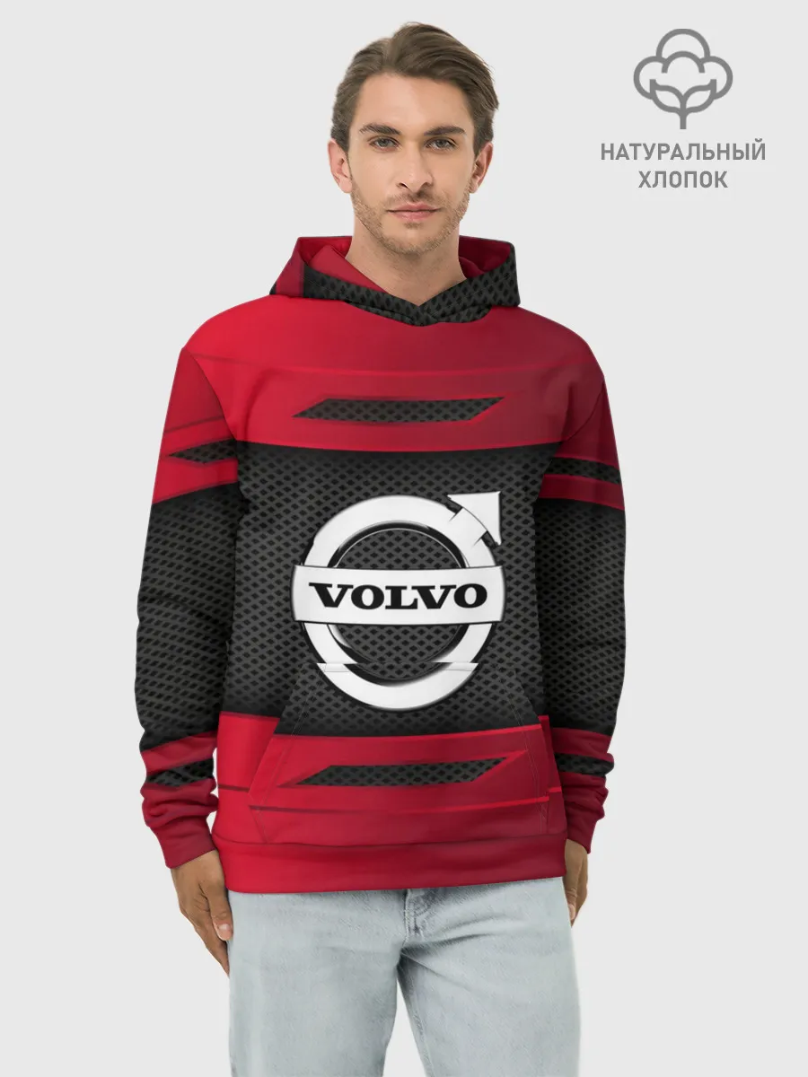 Худи мужской база хлопок / VOLVO SPORT