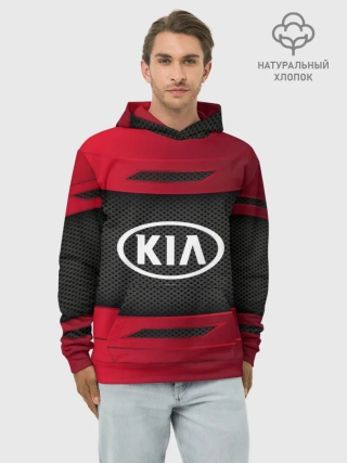 Худи мужской база хлопок / KIA SPORT