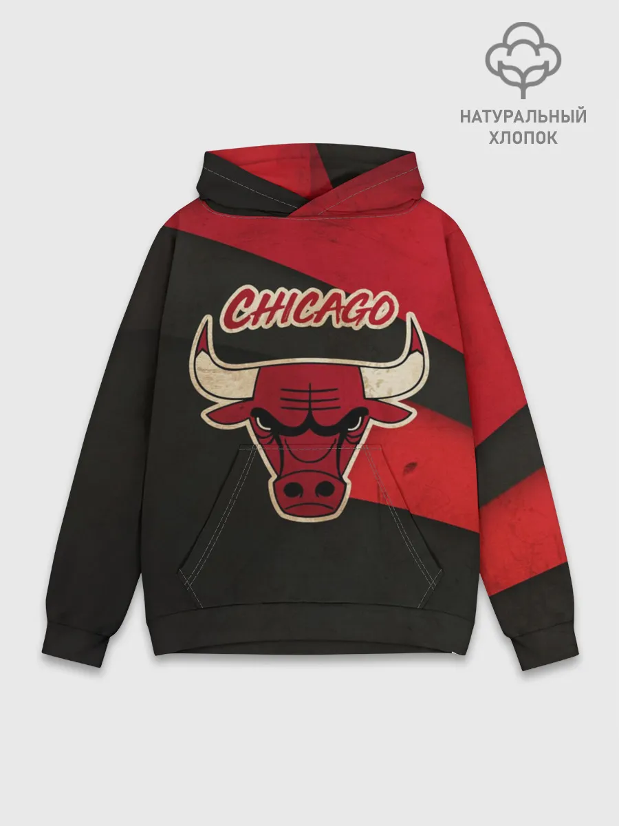 Худи мужской база хлопок / Чикаго олд