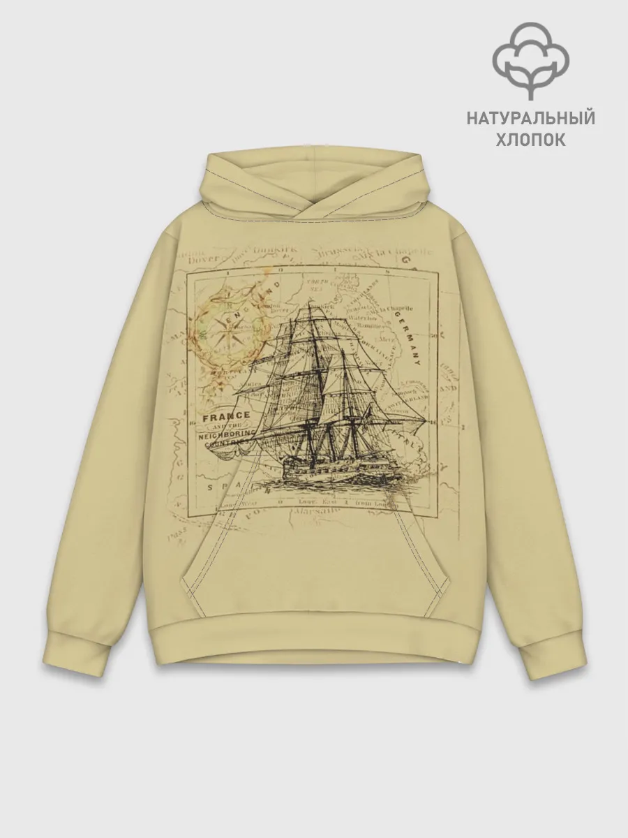 Худи мужской база хлопок / Старая карта