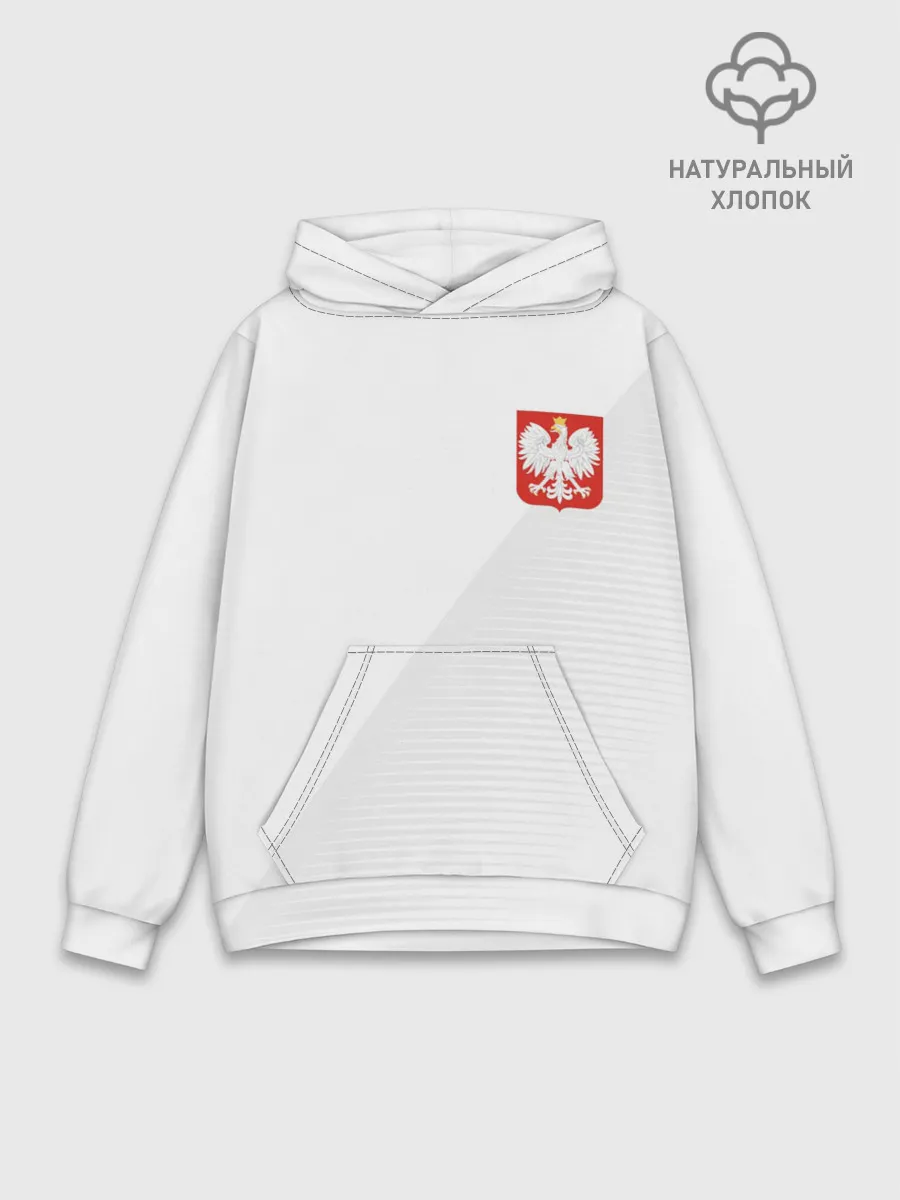 Худи мужской база хлопок / Польша домашняя форма