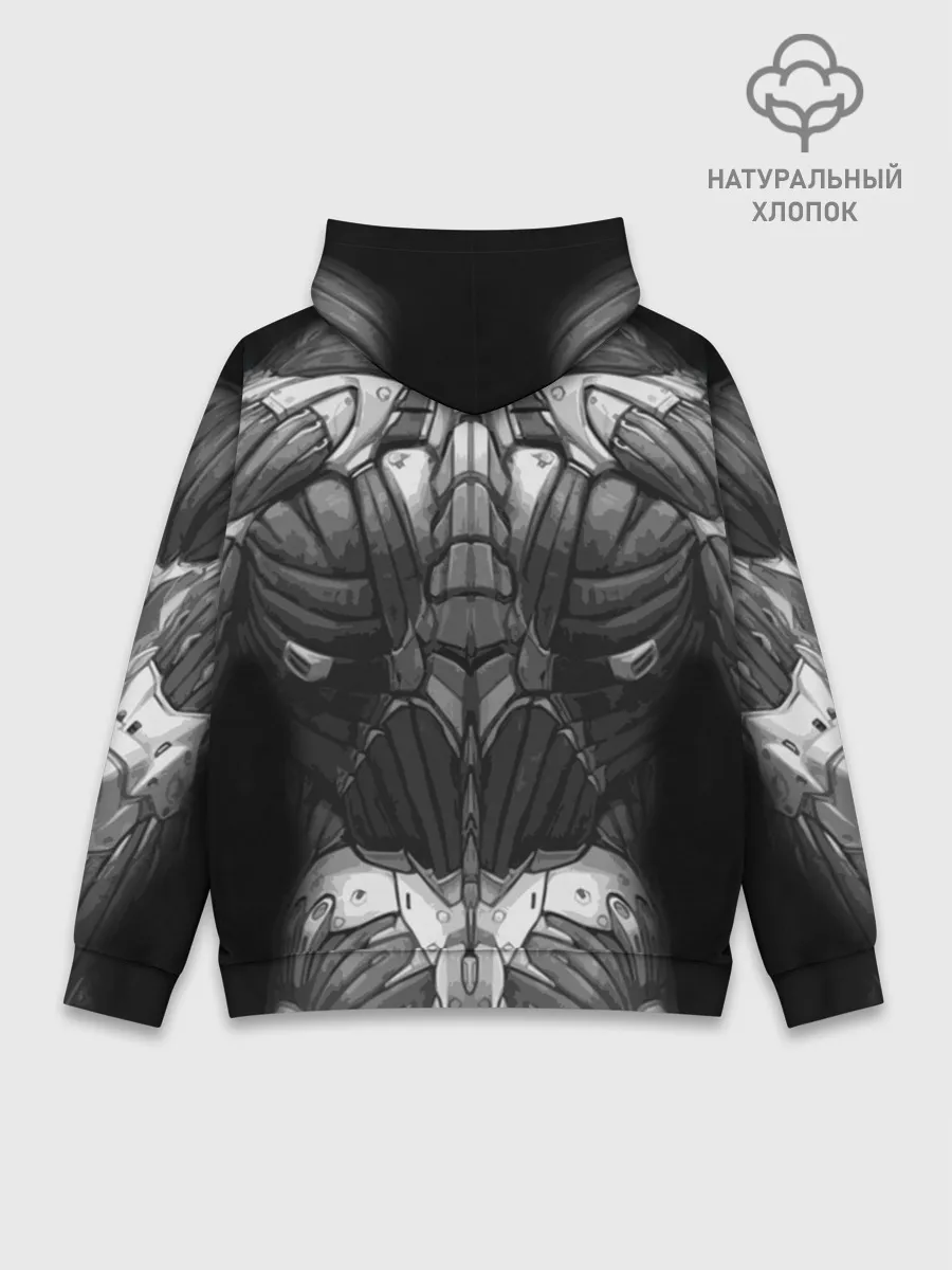 Худи мужской база хлопок / Экзоскелет CRYSIS