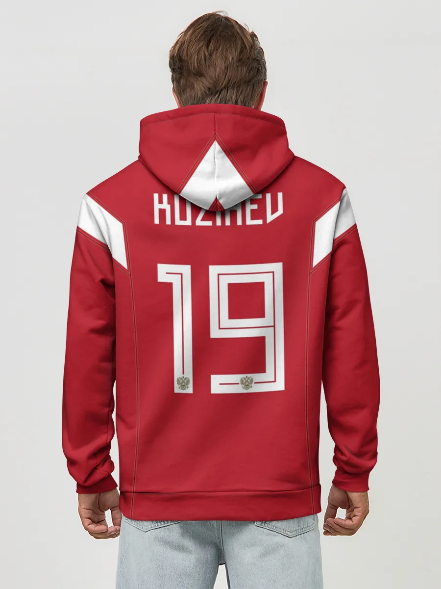 Худи мужской база хлопок / Кузяев ЧМ 2018