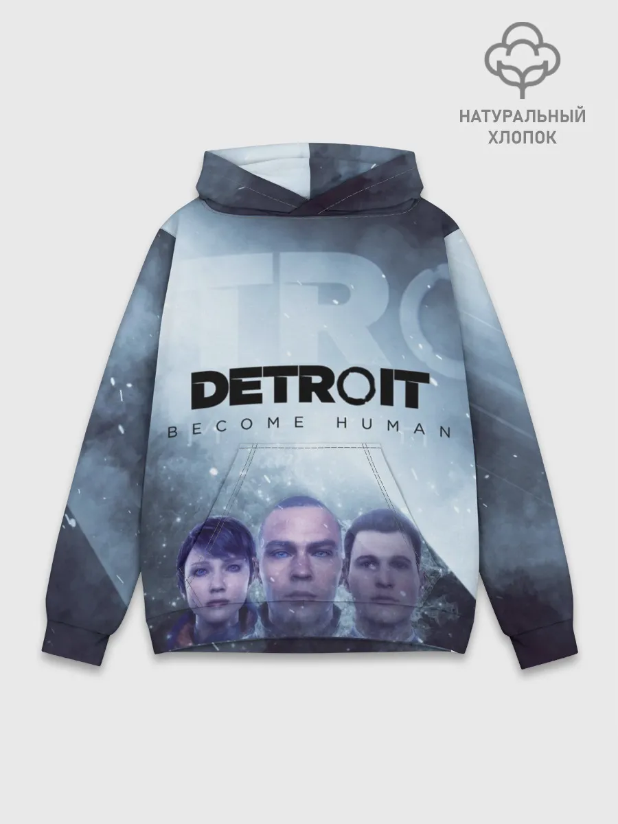 Худи мужской база хлопок / Detroit become human