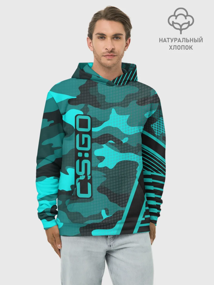Худи мужской база хлопок / CS:GO