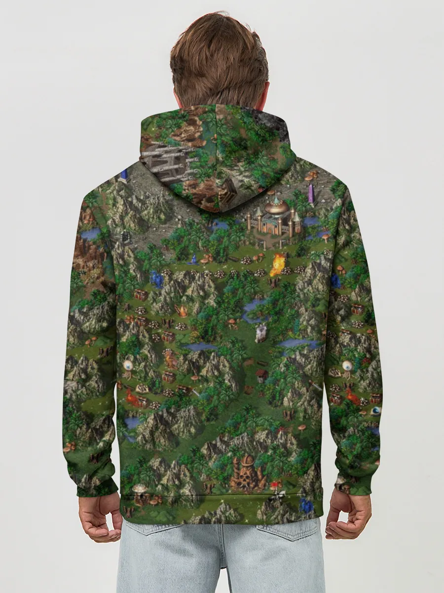 Худи мужской база хлопок / heroes of might and magic