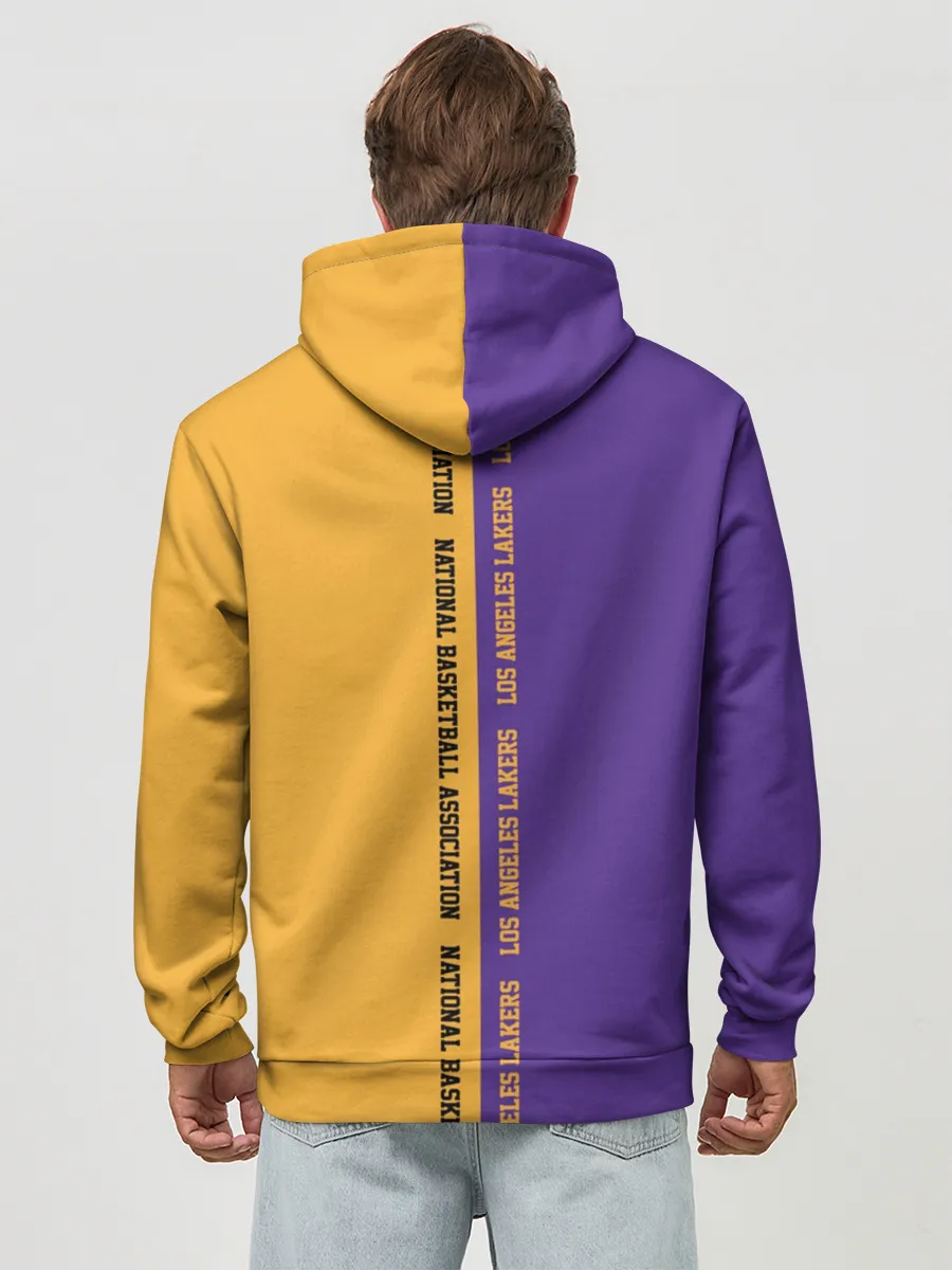 Худи мужской база хлопок / Los angeles lakers. NBA