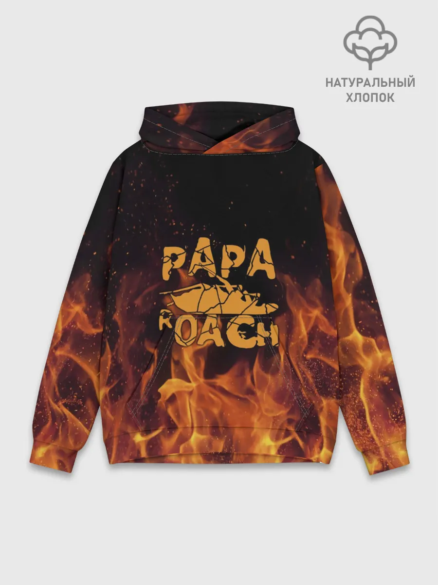 Худи мужской база хлопок / Papa Roach