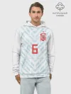 Худи мужской база хлопок / Iniesta away WC 2018