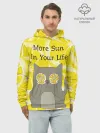 Худи мужской база хлопок / More Sun In Your Life