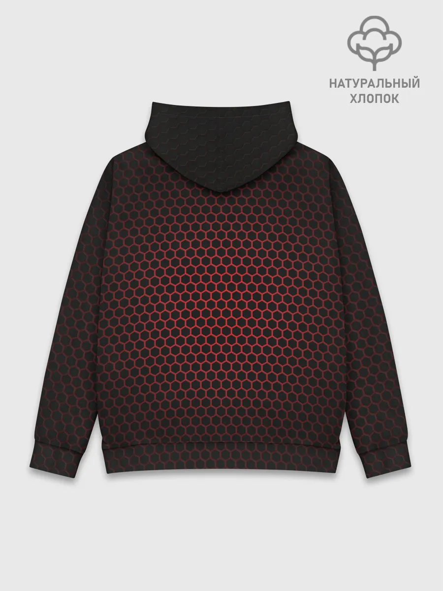 Худи мужской база хлопок / Металлическая сетка