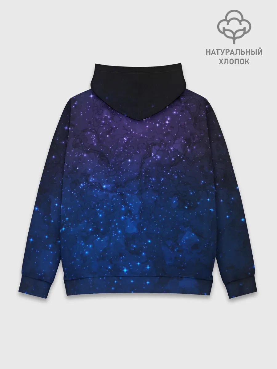 Худи мужской база хлопок / Мечтающий Единорог