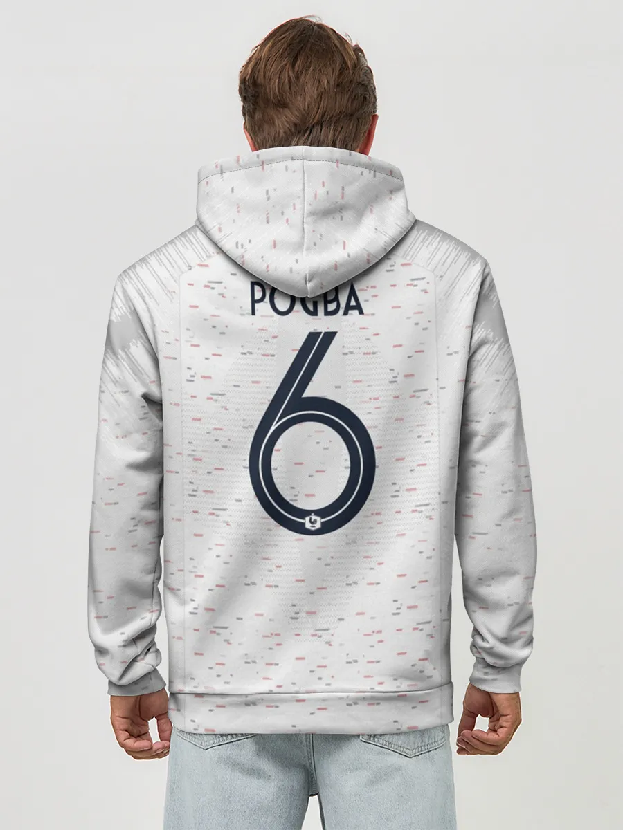 Худи мужской база хлопок / Pogba away 2018 WC