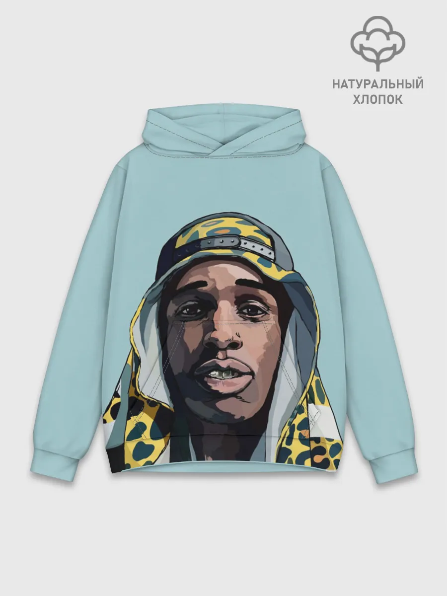 Худи мужской база хлопок / ASAP Rocky