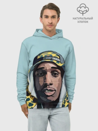 Худи мужской база хлопок / ASAP Rocky