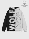 Худи мужской база хлопок / Wolf