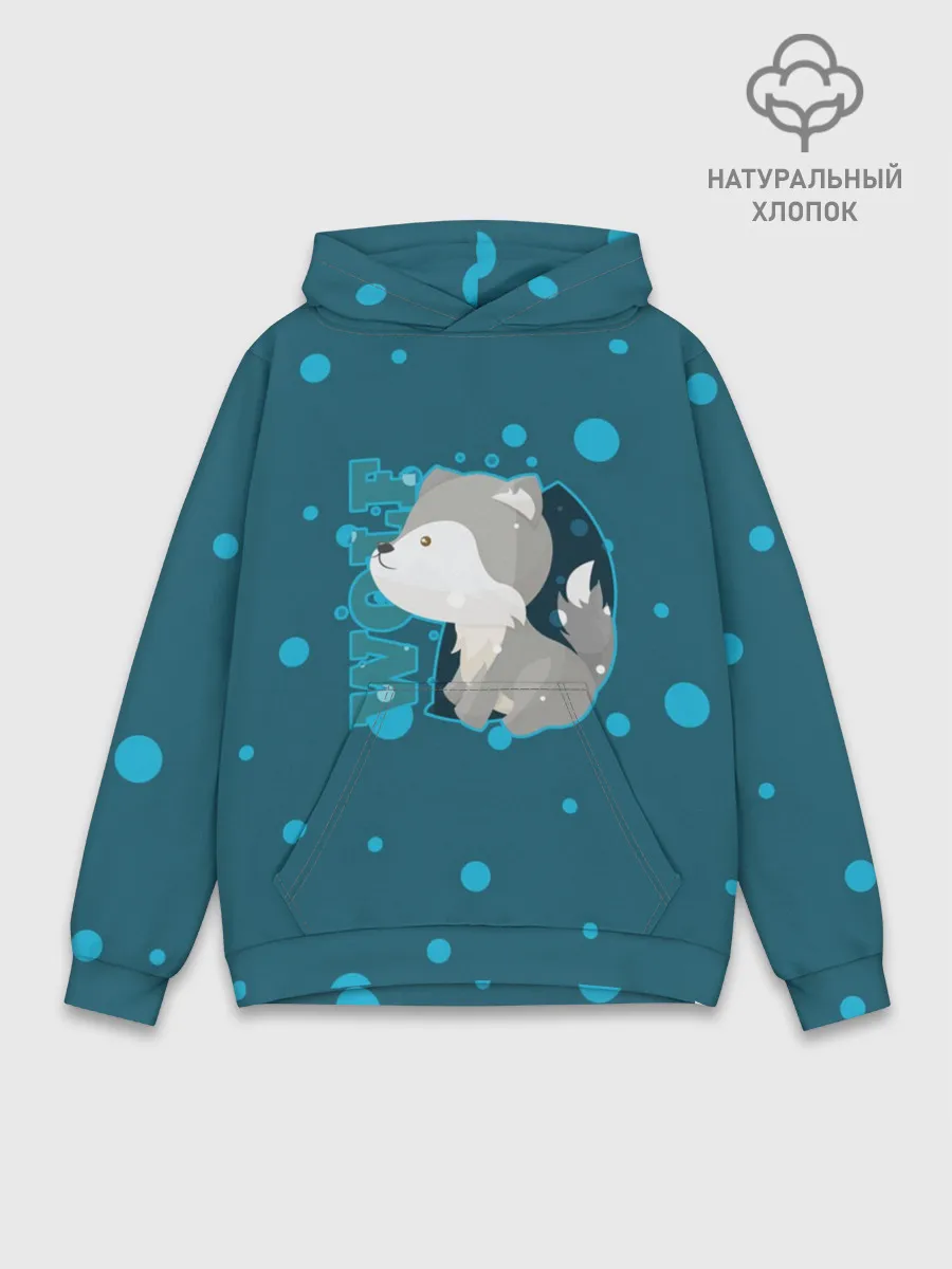 Худи мужской база хлопок / Wolf