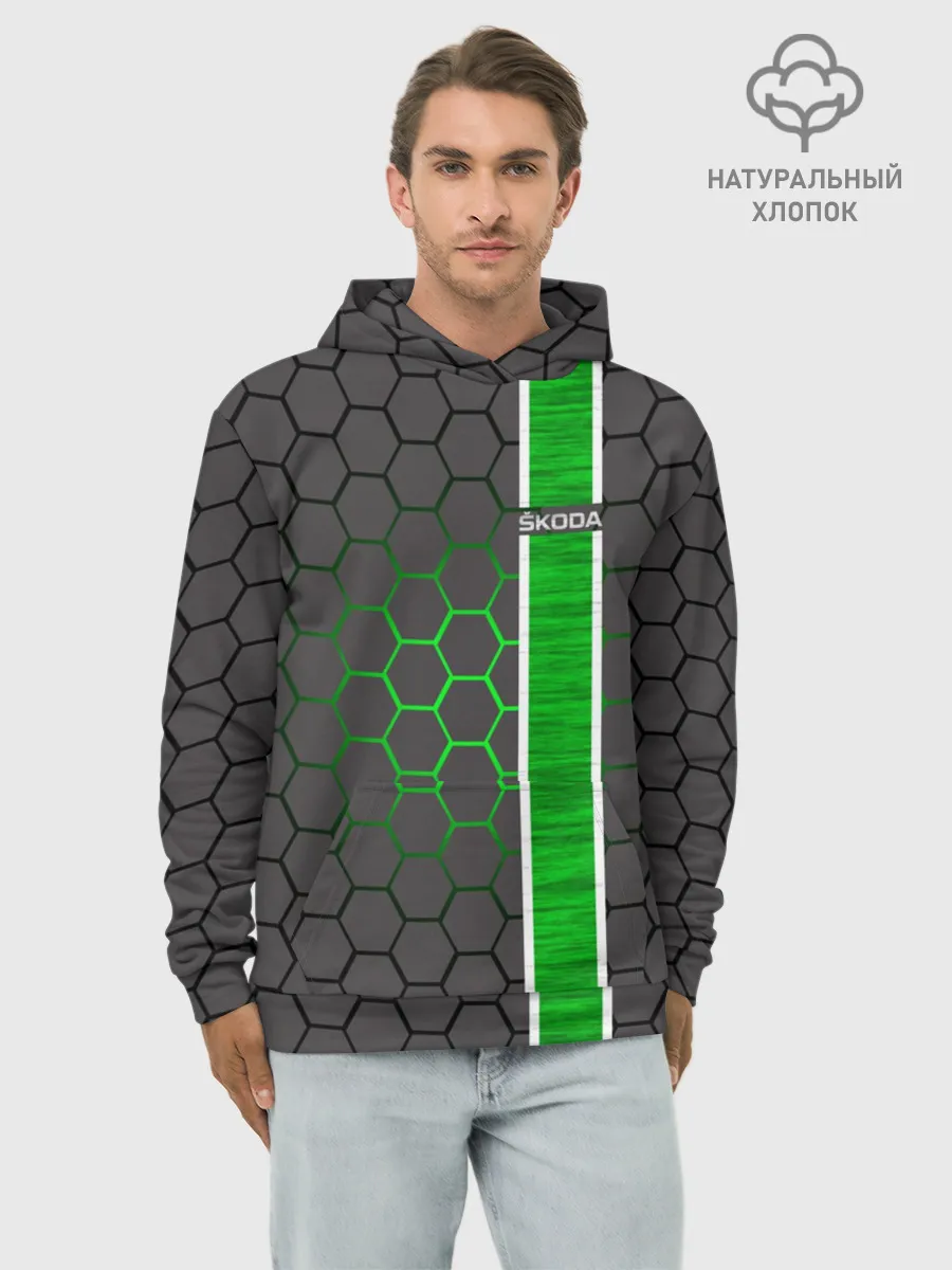 Худи мужской база хлопок / Skoda