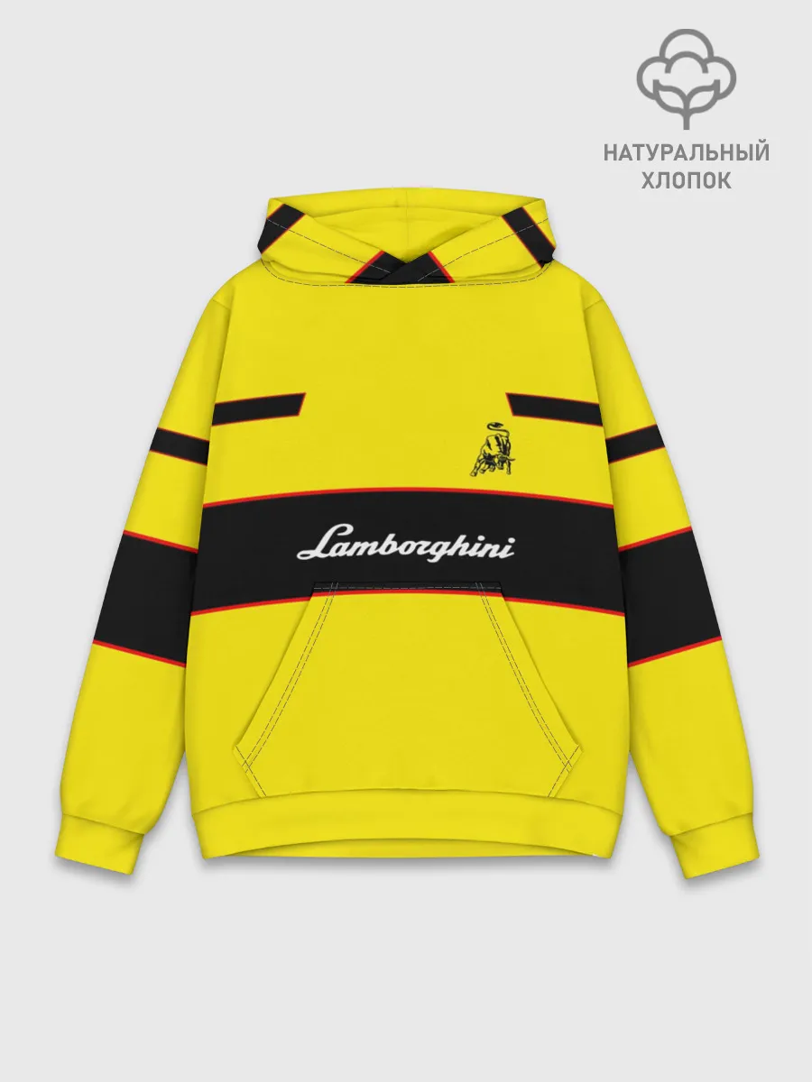 Худи мужской база хлопок / Lamborghini
