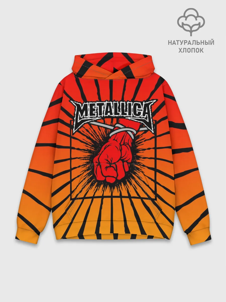 Худи мужской база хлопок / Metallica