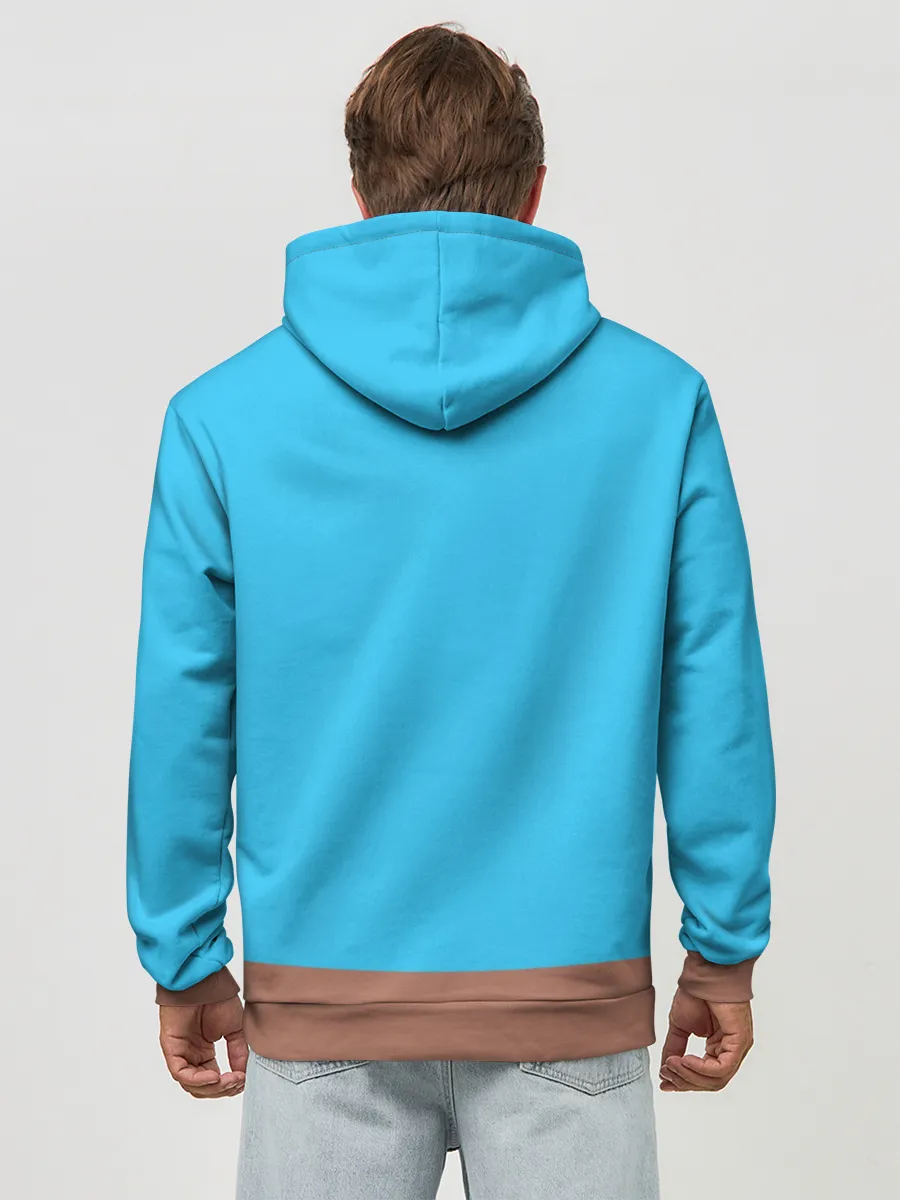 Худи мужской база хлопок / Скелетон геодезист